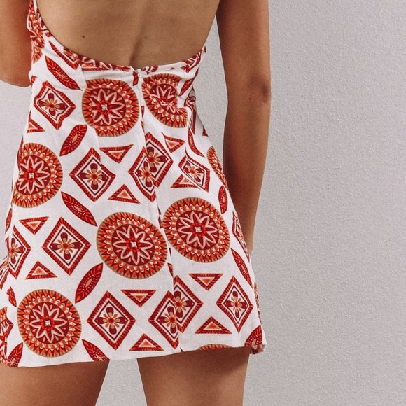 Her Pony Dakota Linen Halter Dress, (AU 8, Like a US 0) - Picture 5 of 11